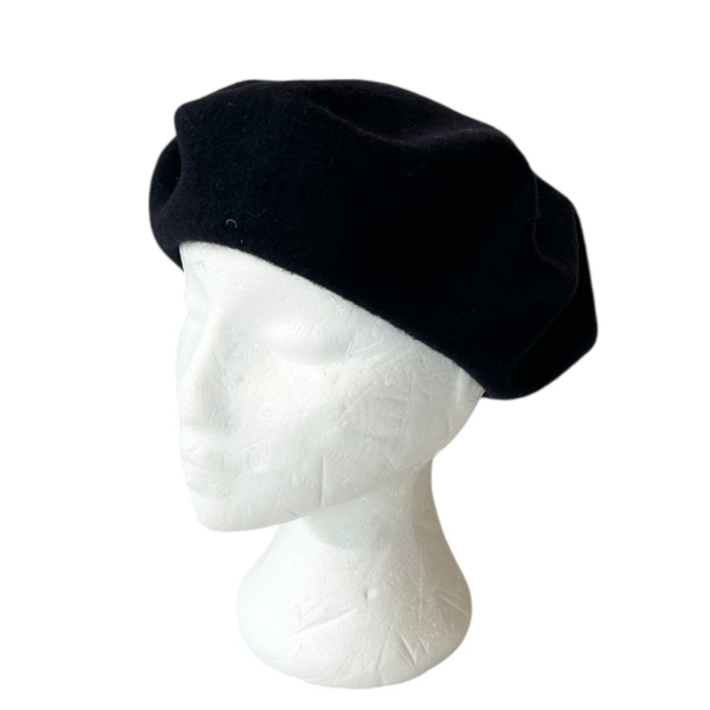 Vintage Betmar New York Beret Wool Hat in Navy